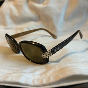 vintage turtle shell print coach glasses frames